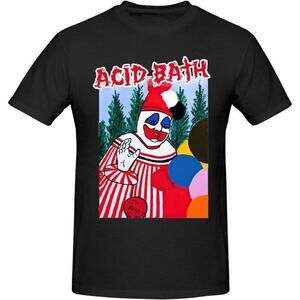 Acid Metal Bath Band Graphic T Shirt Music Fan Heavy Metal Streetwear Tee